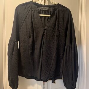 MINKPINK Black Textured Blouse